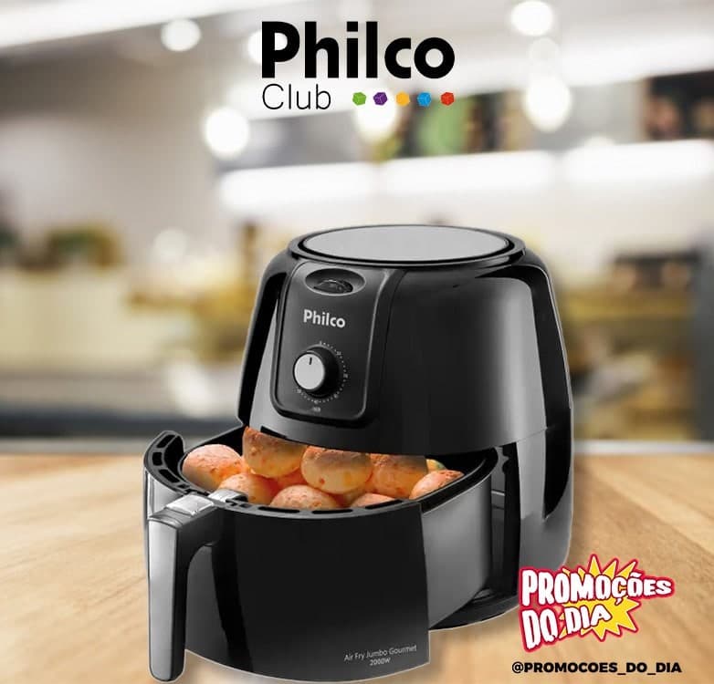 Fritadeira Sem Óleo Air Fryer Philco Jumbo Gourmet PFR13P 8,1 Litros