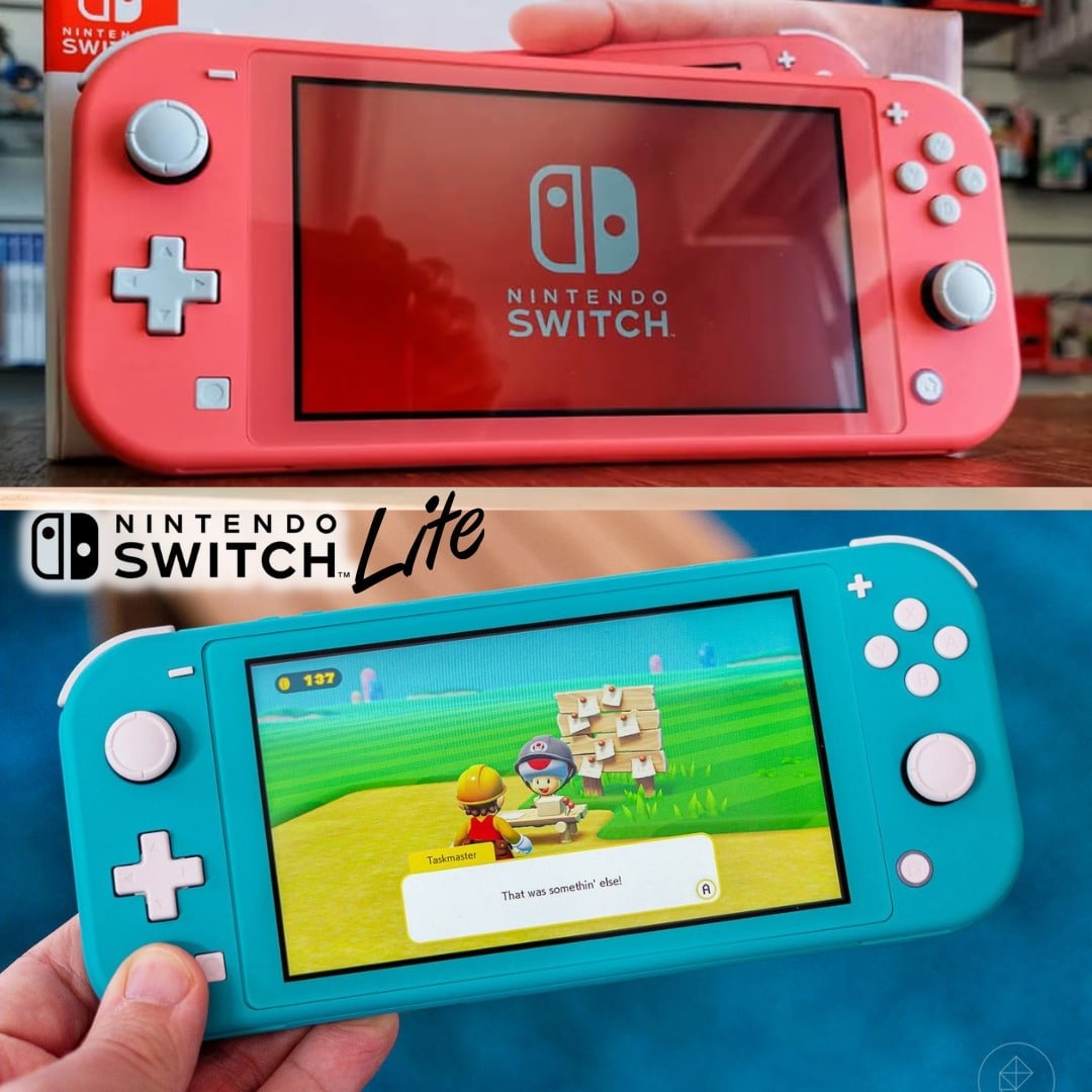 Console Nintendo Switch Lite Coral Promoções do Dia