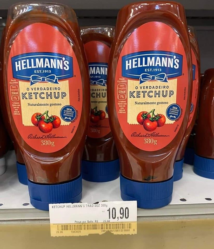 Ketchup Hellmann's Tradicional 380g Promoções do Dia