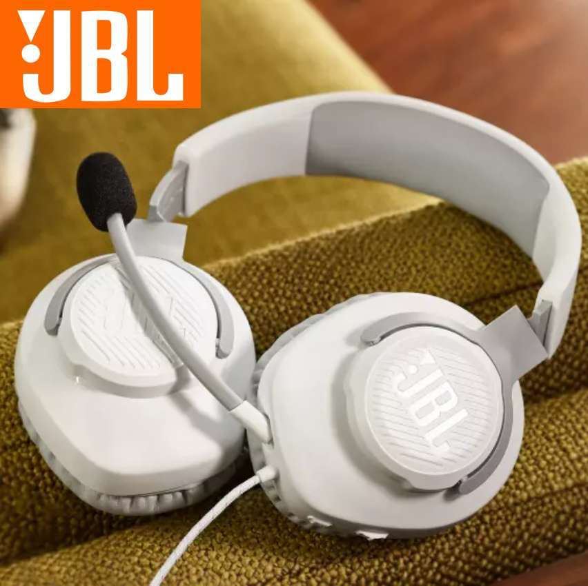 [ENCERRADO] Headset Gamer JBL Quantum 100 Over Ear Branco