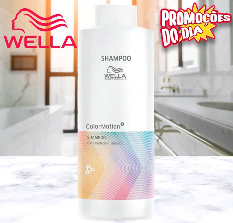 Wella Color Motion Shampoo 1000ml Promo es Do Dia