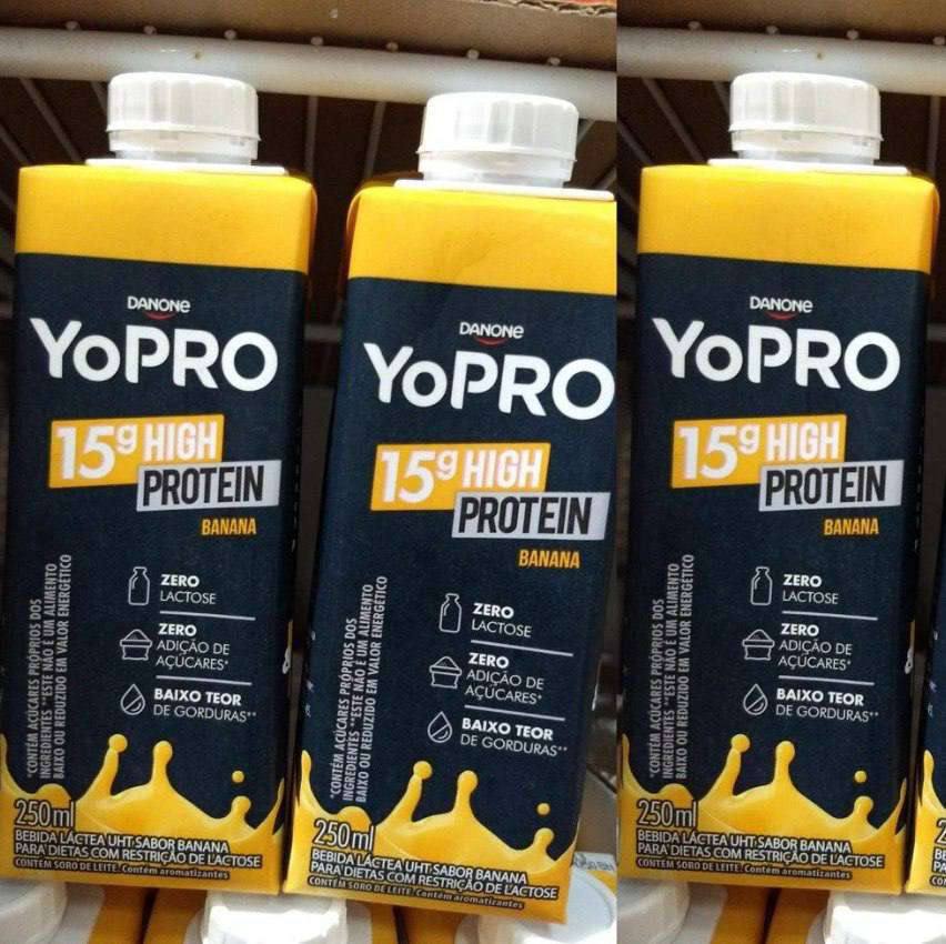 YoPRO Bebida Láctea UHT Banana 15g de proteínas 250ml Promoções do Dia