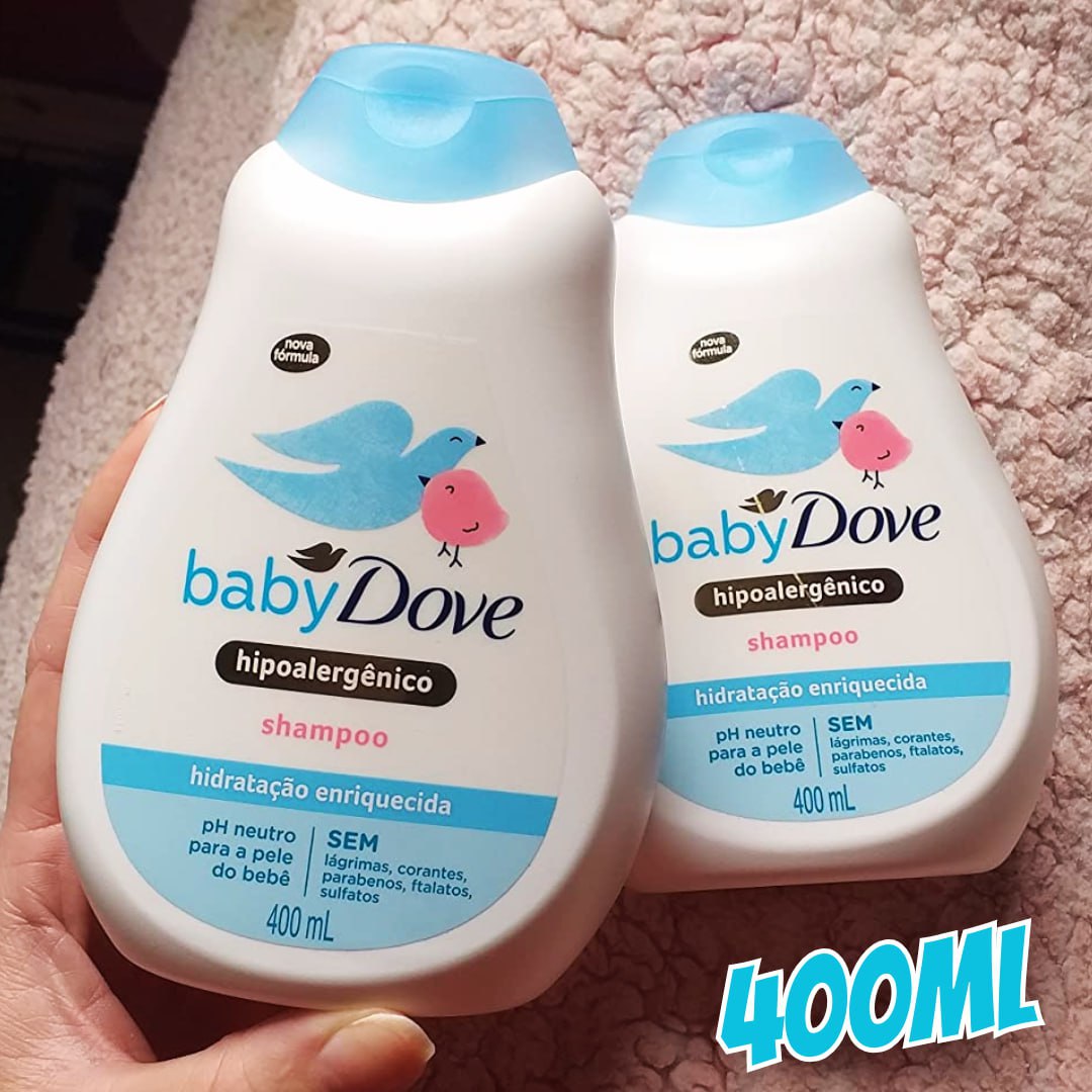[ENCERRADO] Shampoo Baby Dove Hidratação Enriquecida 400ml, Baby Dove