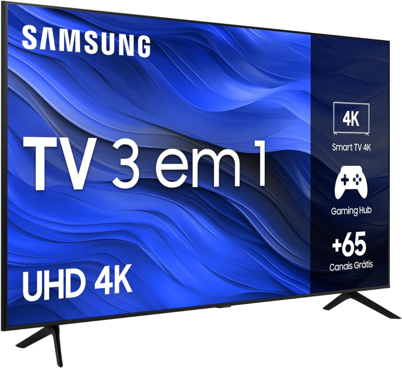Smart TV Crystal 55" 4K UHD Samsung CU7700 Alexa built in, Samsung