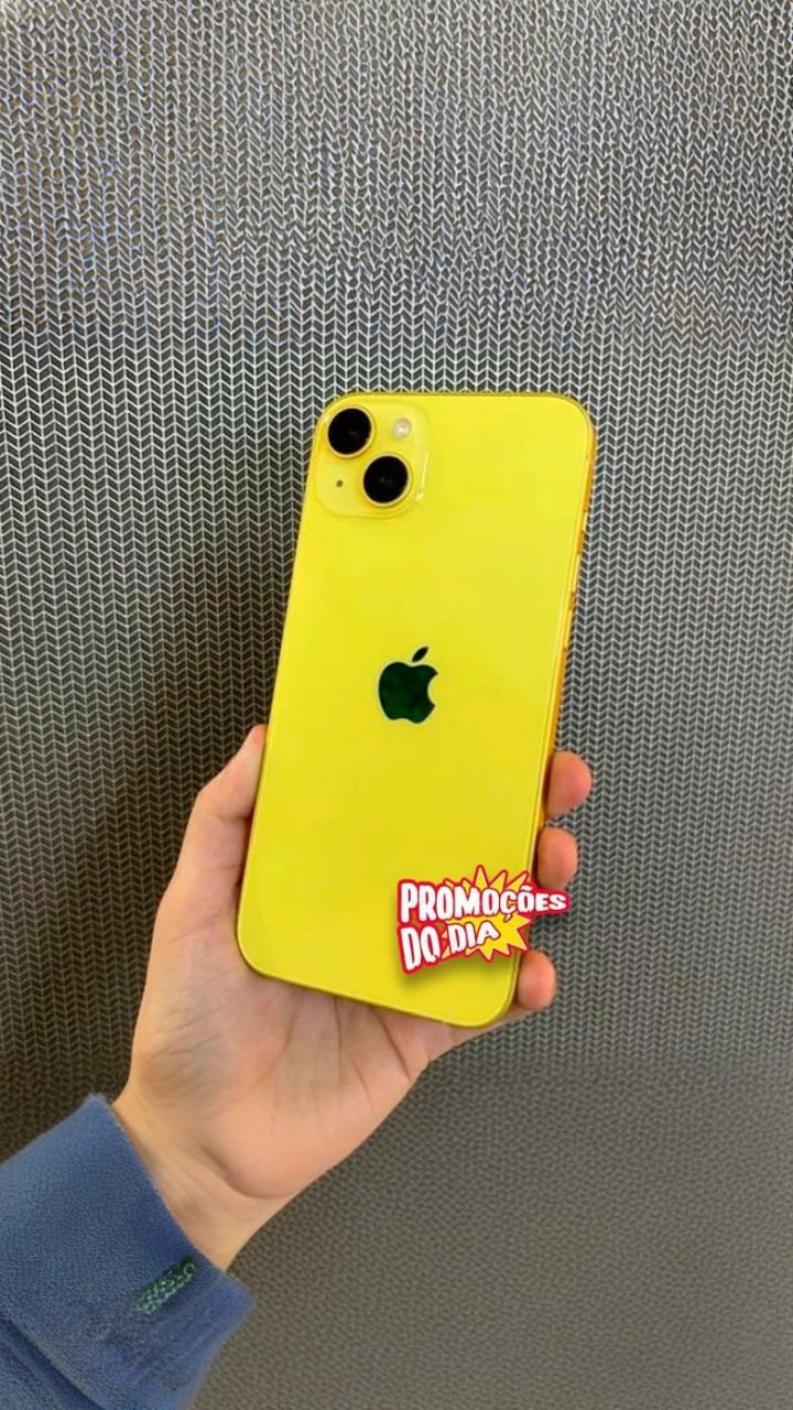 Apple iPhone 14 Plus (128 Gb) - Amarelo - Promoções do Dia